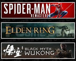 Black Myth Wukong +Spider RE +Elden Ring