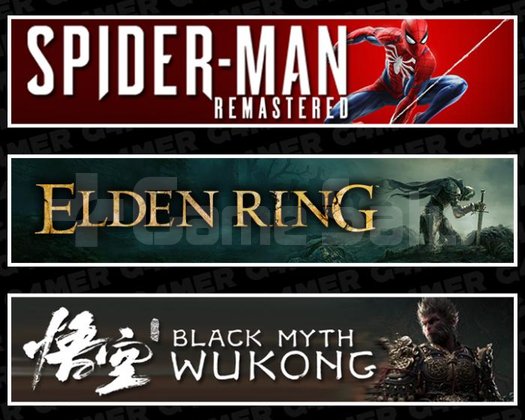 Black Myth Wukong +Spider RE +Elden Ring