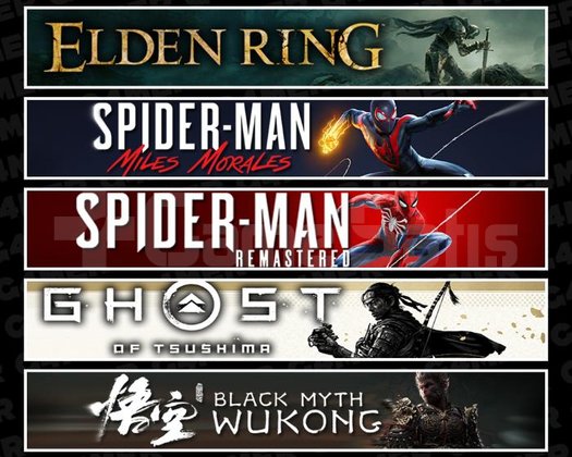 Elden +Miles +Spider 1 +Tsushima +Wukong