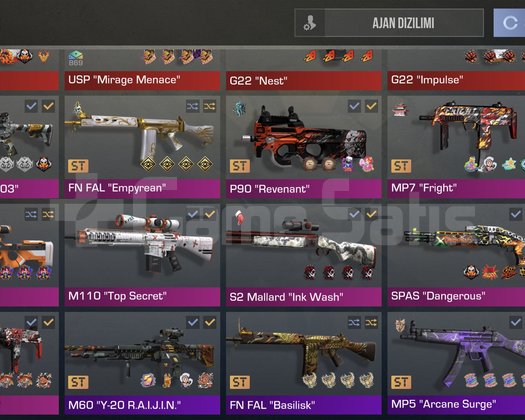 Standoff 2 dolu hesap acil satılıktır!!!
