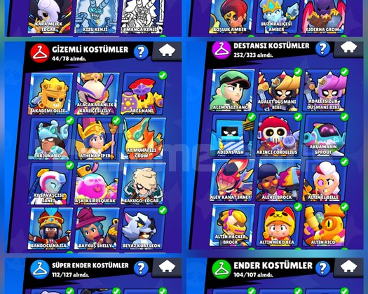 138K MASTER 35 RANK UZAYLI BRAWL STARS