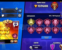 138K MASTER 35 RANK UZAYLI BRAWL STARS