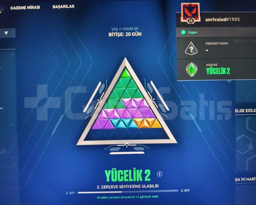 25lv yüksek mmr 1.45kd yüce 2 hesap