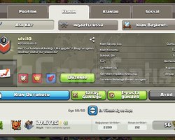 8 Seviye 50 Kişi Aktif Klan