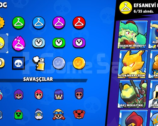 Brawl Stars 50k Satılık Hesap