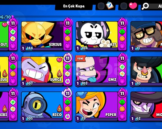 Brawl Stars 50k Satılık Hesap