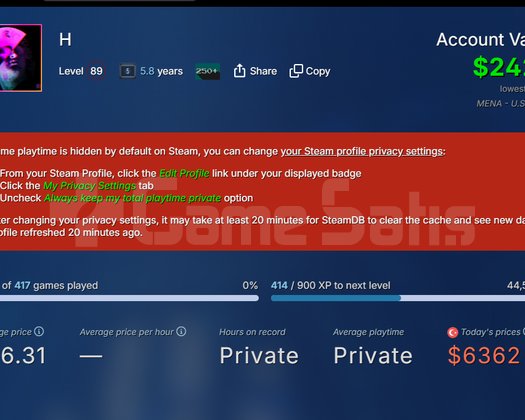 89 LEVEL STEAM HESABI ve 2850 Elo Faceit