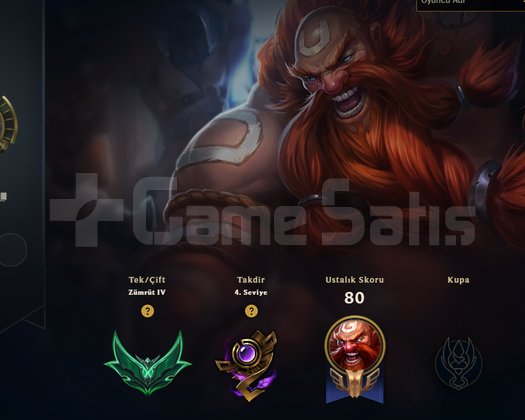 LOL KOSTÜMLÜ EUW HESAP ZÜMRÜT