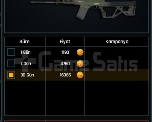 1 AYLIK RS-S1 SATILIR
