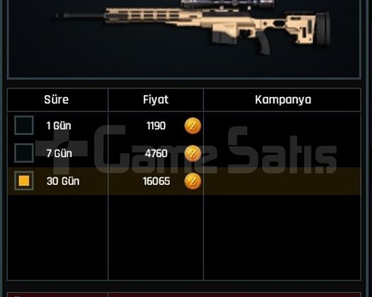 1 AYLIK MSR 01 SATILIR