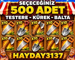 500 adet TESTERE-BALTA-KÜREK
