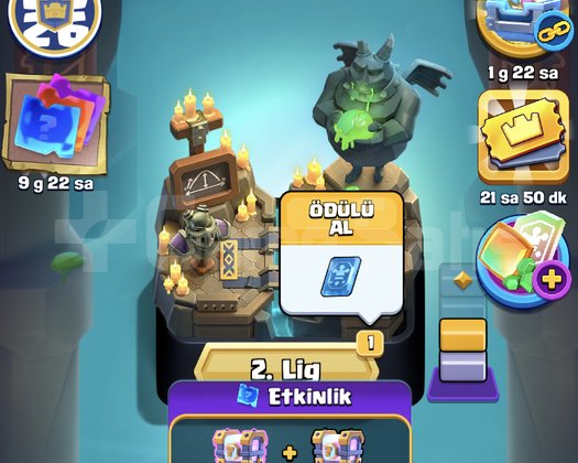 Clash ve royel hesabı ile