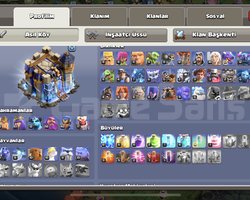 Clash ve royel hesabı ile