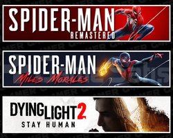 SpiderMan RE +Miles +Dying Light 2