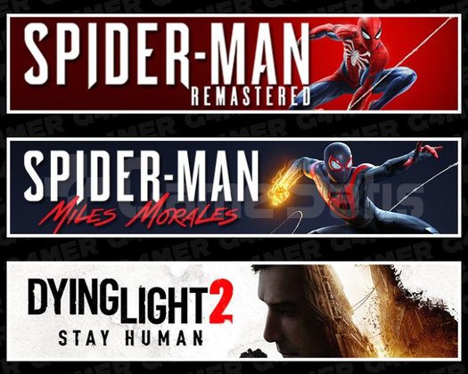 SpiderMan RE +Miles +Dying Light 2