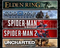 Elden +Ragnarök +Spider 1 +2 +Uncharted