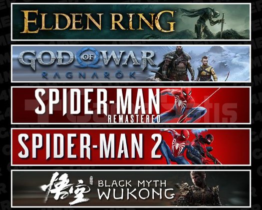 Elden +Ragnarök +Spider 1 +2 +Wukong