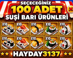 SUŞİ BARI ÜRÜNLERİ