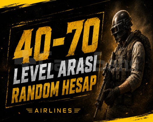 DOLU / 40-70 LEVEL GARANTİLİ HESAPLAR