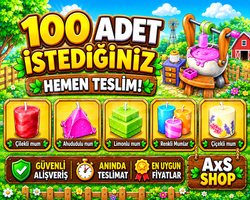 100 Adet Mum Makinesi Ürünleri