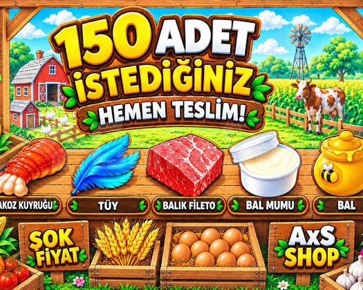 150 Adet Seçeceğiniz Ürünler