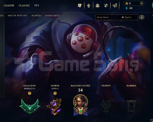 Euw Emerald 3 62 WR Fresh Hesap