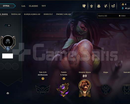 EUW / ELLE KASILMIŞ UNRANKED FRESH HESAP