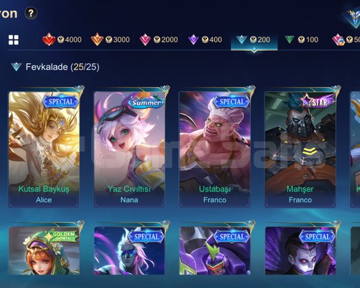 109 SKİN 28K Koleksiyon Helcurt 1000+mac