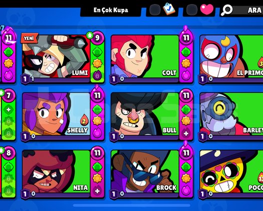 BRAWL STARS 93K KUPA 10 EFSANEVİ