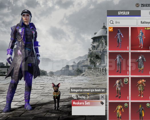 Maskara seti x suit 3 sv