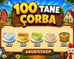 100 çorba anında teslimat