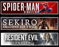 SpiderMan RE +Sekiro +RE Requiem