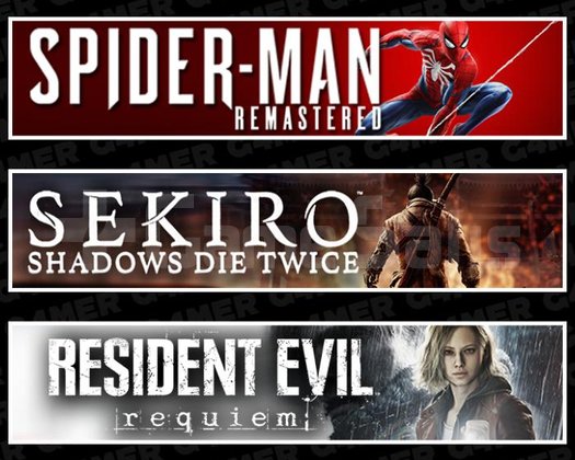 SpiderMan RE +Sekiro +RE Requiem