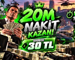 GTA 5 ONLINE  20.000.000 NAKİT SATIŞI
