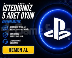 İstediğiniz 5 Adet Playstation Oyunu