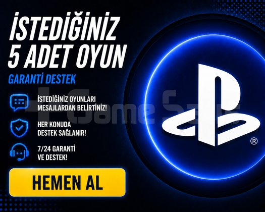 İstediğiniz 5 Adet Playstation Oyunu