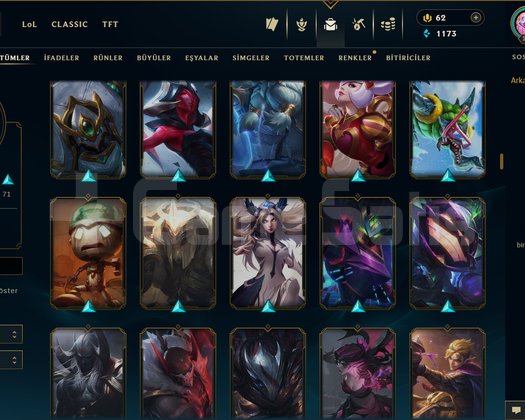 246 LEVEL / 185 SKİN / 129 HERO