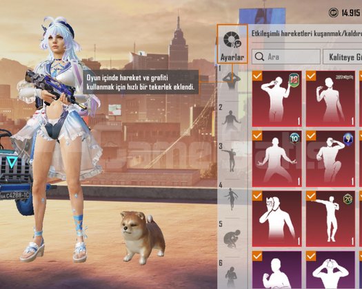 2 tane yoldaç 8 yükseltilebilir RP bonus