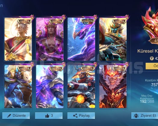 8 LEGEND/45 SARI/45 PEMBE/757 SKIN