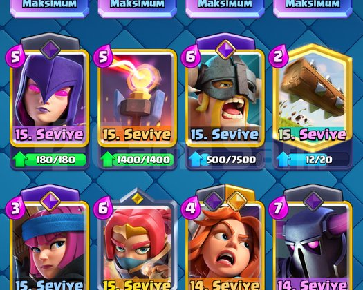 Dolular dolusu clash Royale hesabı