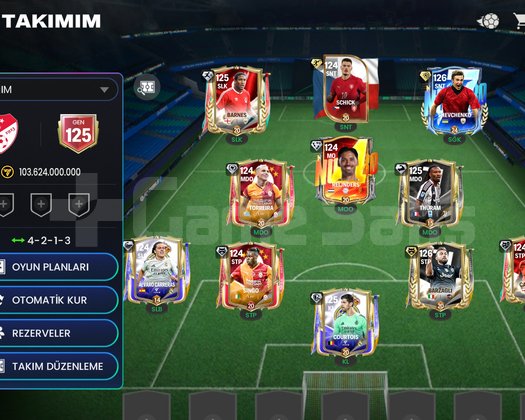 125 gen full hesap+20.000cevher