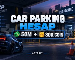 50M Para ve 30K Coinli CPM Hesap