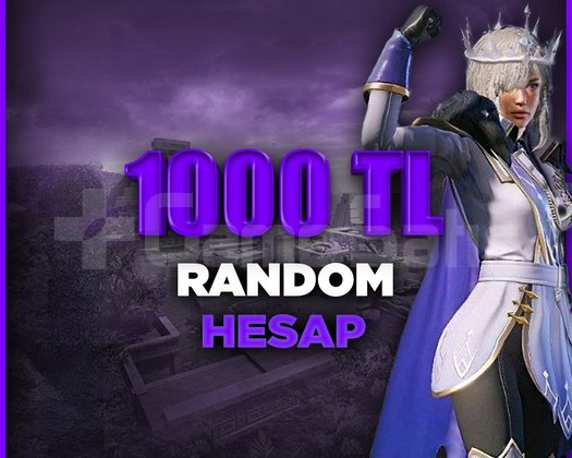 PUBG MOBİLE 1000TL RANDOM HESAP