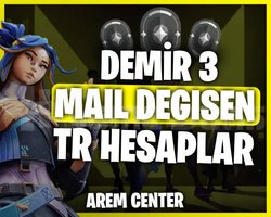 TUR DEMİR 3 HESAP - MAİL DEĞİŞEN - DÜŞÜK