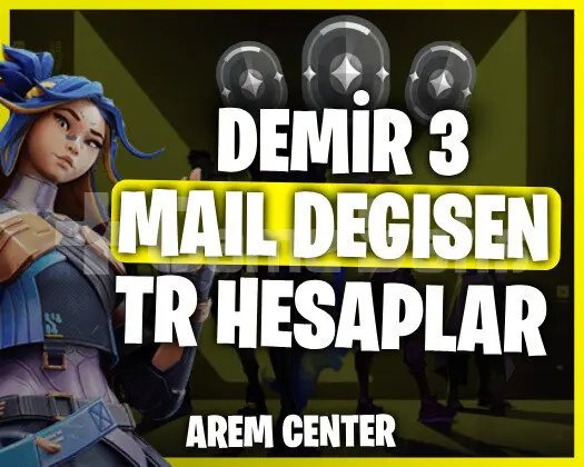 TUR DEMİR 3 HESAP - MAİL DEĞİŞEN - DÜŞÜK