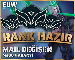 EUW / 30 LVL+ RANK HAZIR + MAİL ONAYSIZ