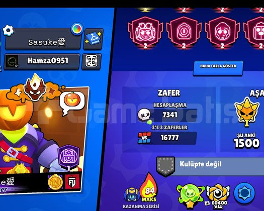 Satılık brawl stars hesabı 130k