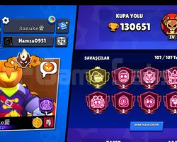 Satılık brawl stars hesabı 130k