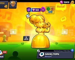 Saf Altın Piperlı Brawl Stars Hesabı