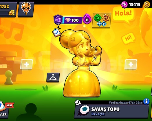 Saf Altın Piperlı Brawl Stars Hesabı